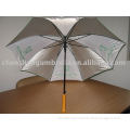 170T polyester fabric black metal shaft umbrella